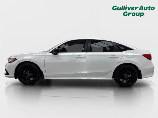 Platinum White Pearl 2024 Honda Civic Sport