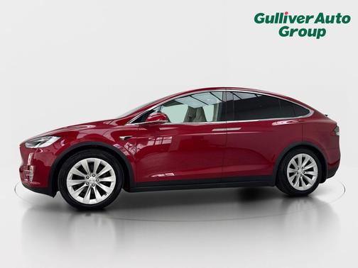 Red Multi-Coat 2018 Tesla Model X 100D