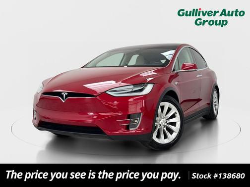 Red Multi-Coat 2018 Tesla Model X 100D