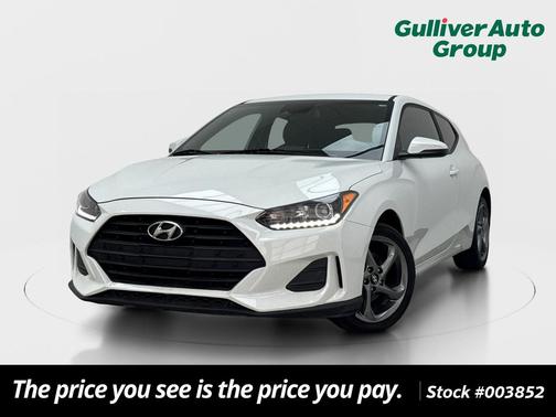 Chalk White 2019 Hyundai Veloster 2