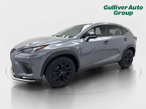 Nebula Gray Pearl 2021 Lexus NX 300 F Sport