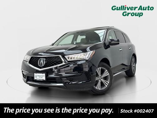 Majestic Black Pearl 2019 Acura MDX 3.5L