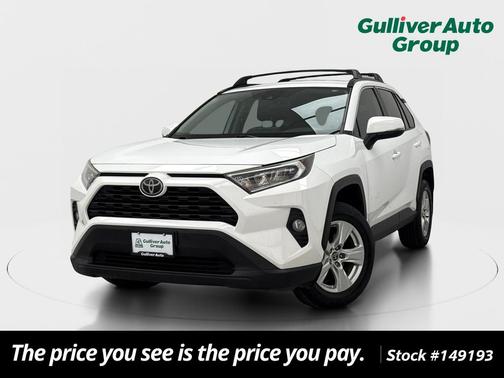 Super White 2021 Toyota RAV4 XLE