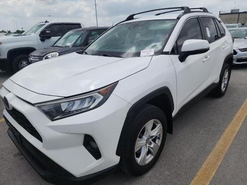 Super White 2021 Toyota RAV4 XLE