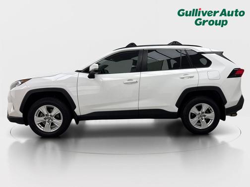 Super White 2021 Toyota RAV4 XLE