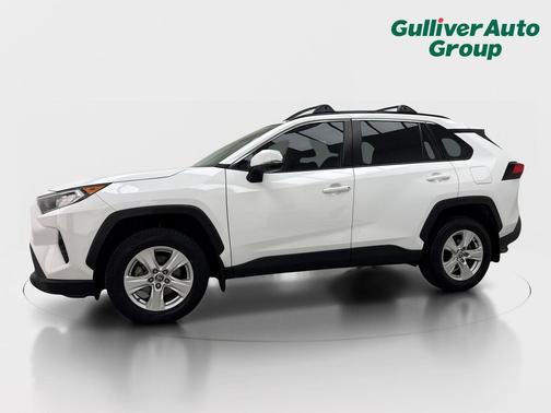 Super White 2021 Toyota RAV4 XLE