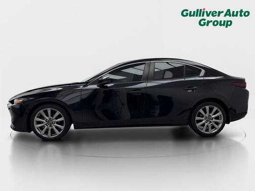 Jet Black Mica 2021 Mazda Mazda3 FWD w/Preferred Package