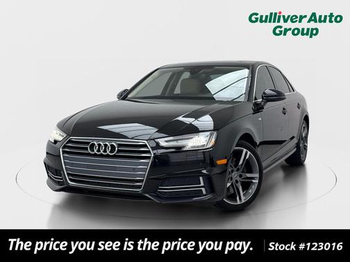 Brilliant Black 2018 Audi A4 2.0T Premium