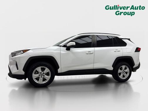 Super White 2021 Toyota RAV4 XLE