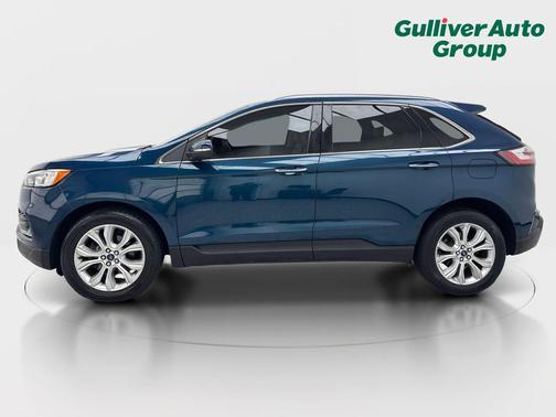 Green Metallic 2020 Ford Edge Titanium