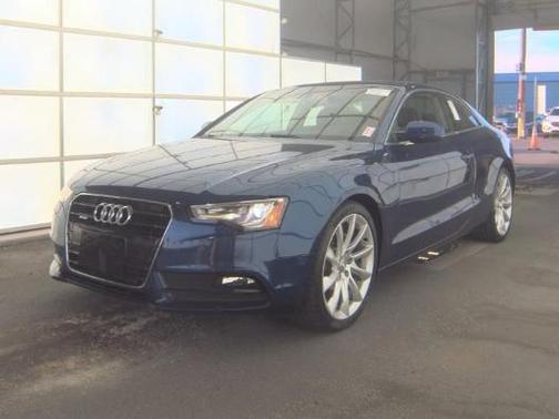 Scuba Blue Metallic/Black Roof 2014 Audi A5 2.0T Premium Plus