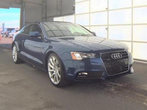 Scuba Blue Metallic/Black Roof 2014 Audi A5 2.0T Premium Plus