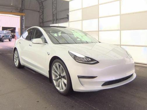 Pearl White Multi-Coat 2018 Tesla Model 3 Long Range