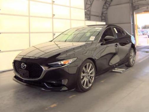 Jet Black Mica 2021 Mazda Mazda3 FWD w/Preferred Package