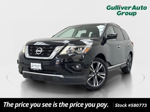 Magnetic Black Pearl 2019 Nissan Pathfinder Platinum
