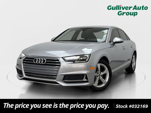 Silver Metallic 2019 Audi A4 2.0T Premium