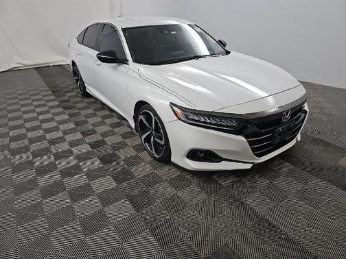 Platinum White Pearl 2021 Honda Accord Sport 1.5T