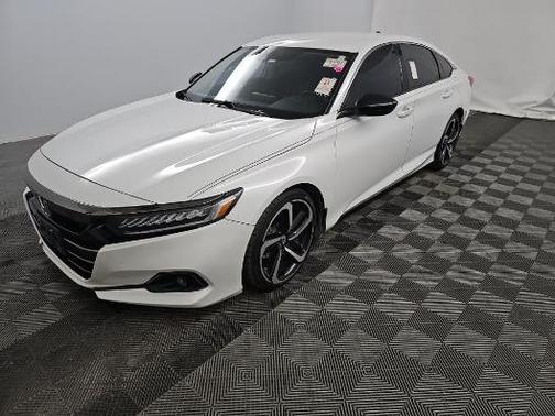 Platinum White Pearl 2021 Honda Accord Sport 1.5T