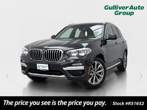 Dark Graphite Metallic 2019 BMW X3 sDrive30i