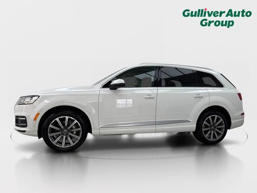Carrara White 2019 Audi Q7 45 Premium Plus