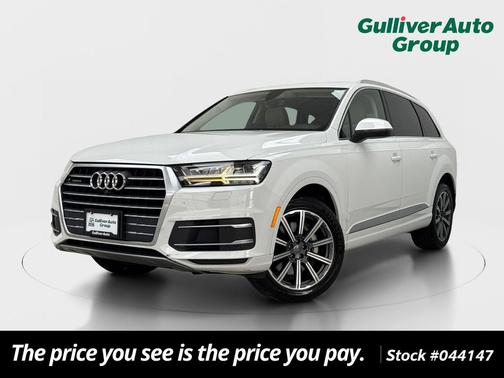 Carrara White 2019 Audi Q7 45 Premium Plus