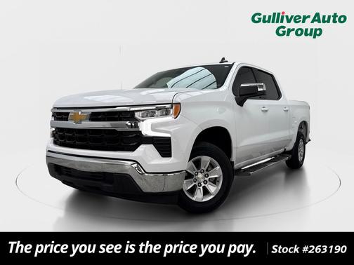 Summit White 2023 Chevrolet Silverado 1500 LT