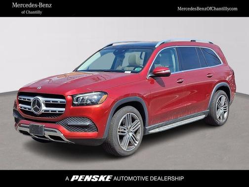 Red 2022 Mercedes-Benz GLS 450 4MATIC