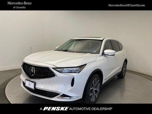 Platinum White 2022 Acura MDX Technology