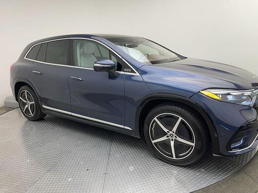 Twilight Blue Metallic 2023 Mercedes-Benz EQS 580 Base 4MATIC