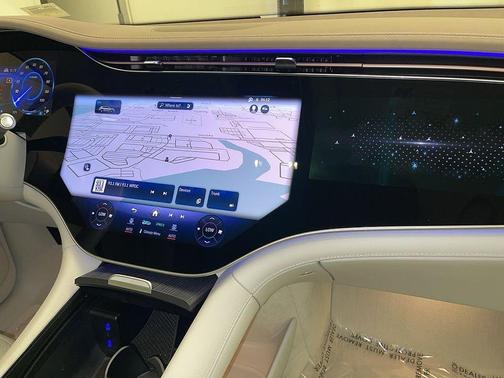 Twilight Blue Metallic 2023 Mercedes-Benz EQS 580 Base 4MATIC