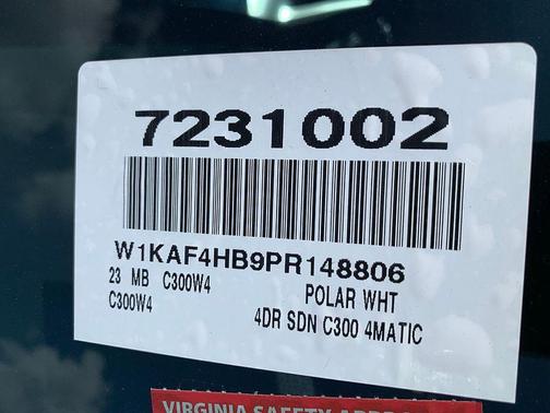 2023 Mercedes-Benz C-Class C 300 4MATIC