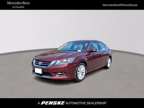 Maroon 2015 Honda Accord EX-L