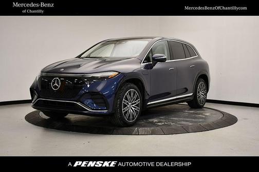 Blue 2023 Mercedes-Benz EQS 450 Base 4MATIC