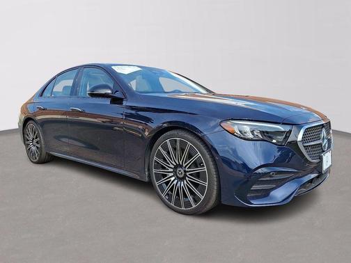 Blue 2026 Mercedes-Benz E-Class E 450 4MATIC