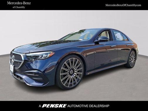 Blue 2026 Mercedes-Benz E-Class E 450 4MATIC