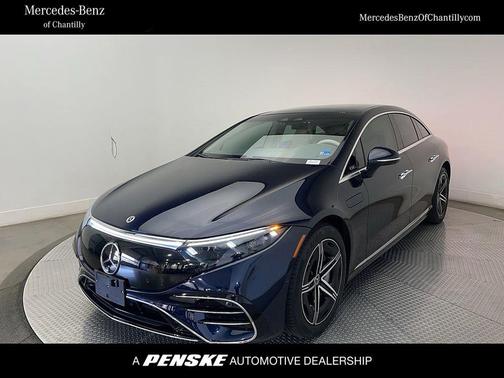 Nautical Blue Metallic 2023 Mercedes-Benz EQS 580 Base 4MATIC