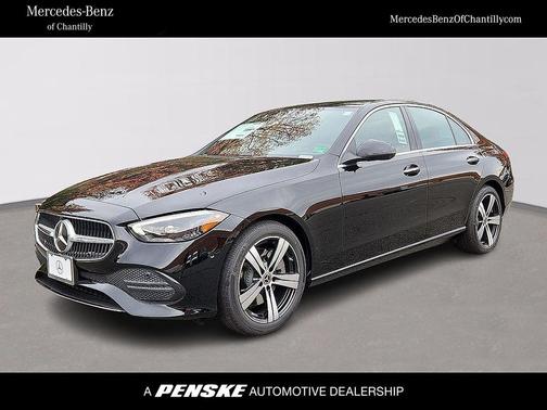 Black 2025 Mercedes-Benz C-Class C 300 4MATIC