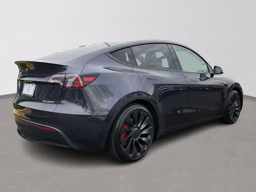Gray 2024 Tesla Model Y Performance