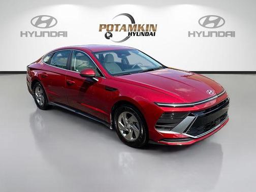 Red 2025 Hyundai SONATA SE