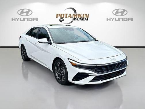 White 2024 Hyundai ELANTRA SEL
