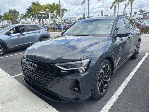Magnet Gray 2024 Audi Q8 e-tron Premium