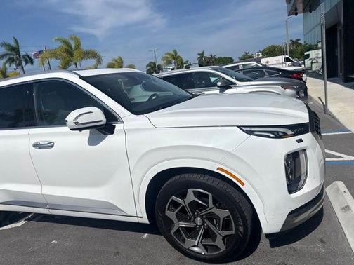 Hyper White 2022 Hyundai PALISADE Calligraphy