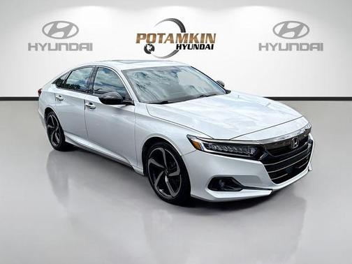 Platinum White Pearl 2021 Honda Accord Sport 2.0T