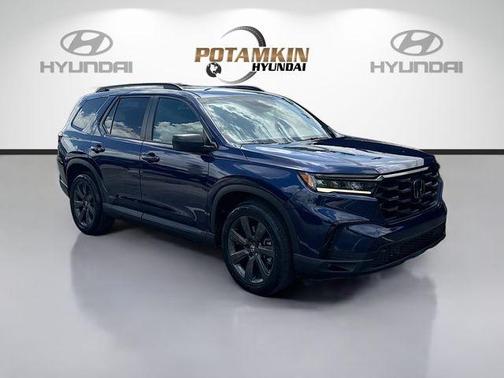 Obsidian Blue Pearl 2023 Honda Pilot Sport