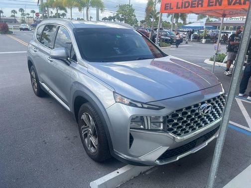 Shimmering Silver Pearl 2021 Hyundai SANTA FE SEL