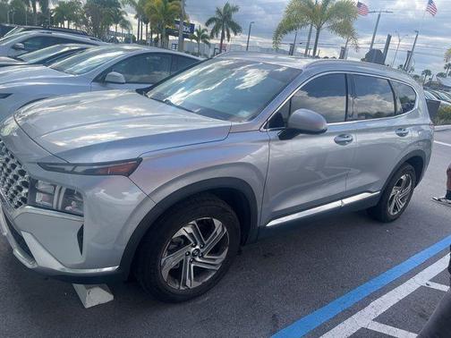 Shimmering Silver Pearl 2021 Hyundai SANTA FE SEL