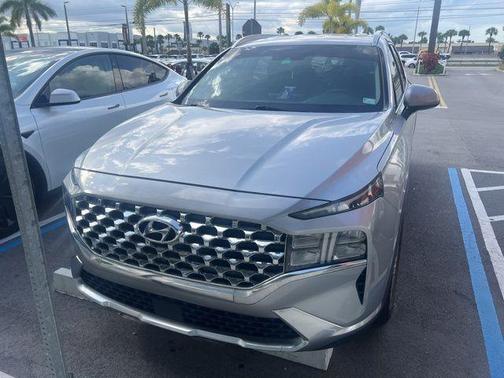 Shimmering Silver Pearl 2021 Hyundai SANTA FE SEL