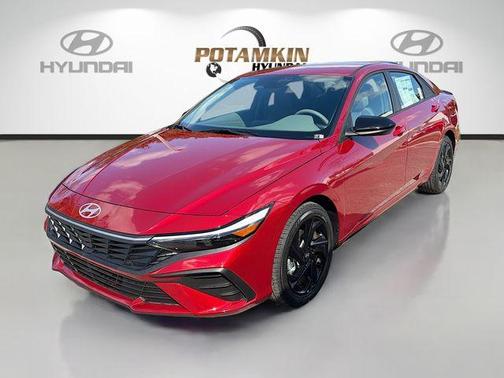Red 2026 Hyundai ELANTRA SEL Sport
