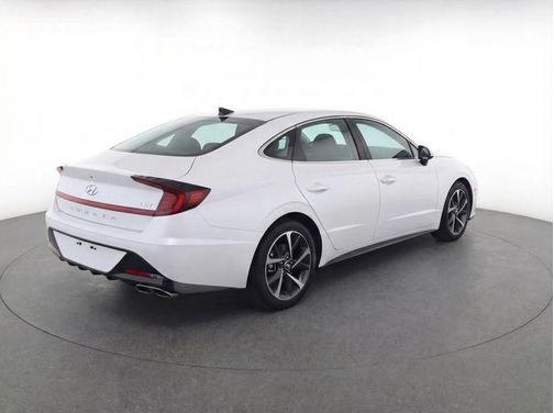 Quartz White 2021 Hyundai SONATA SEL Plus
