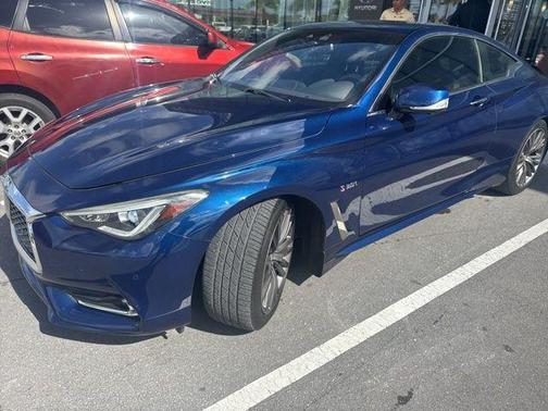 Gray 2018 INFINITI Q60 3.0t LUXE
